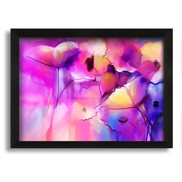 Perspections Gerahmtes Wandbild Pink Poppy Vision Wayfair De